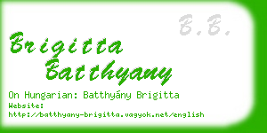 brigitta batthyany business card